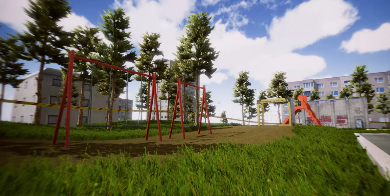 City yard scene📱 - изображение 2